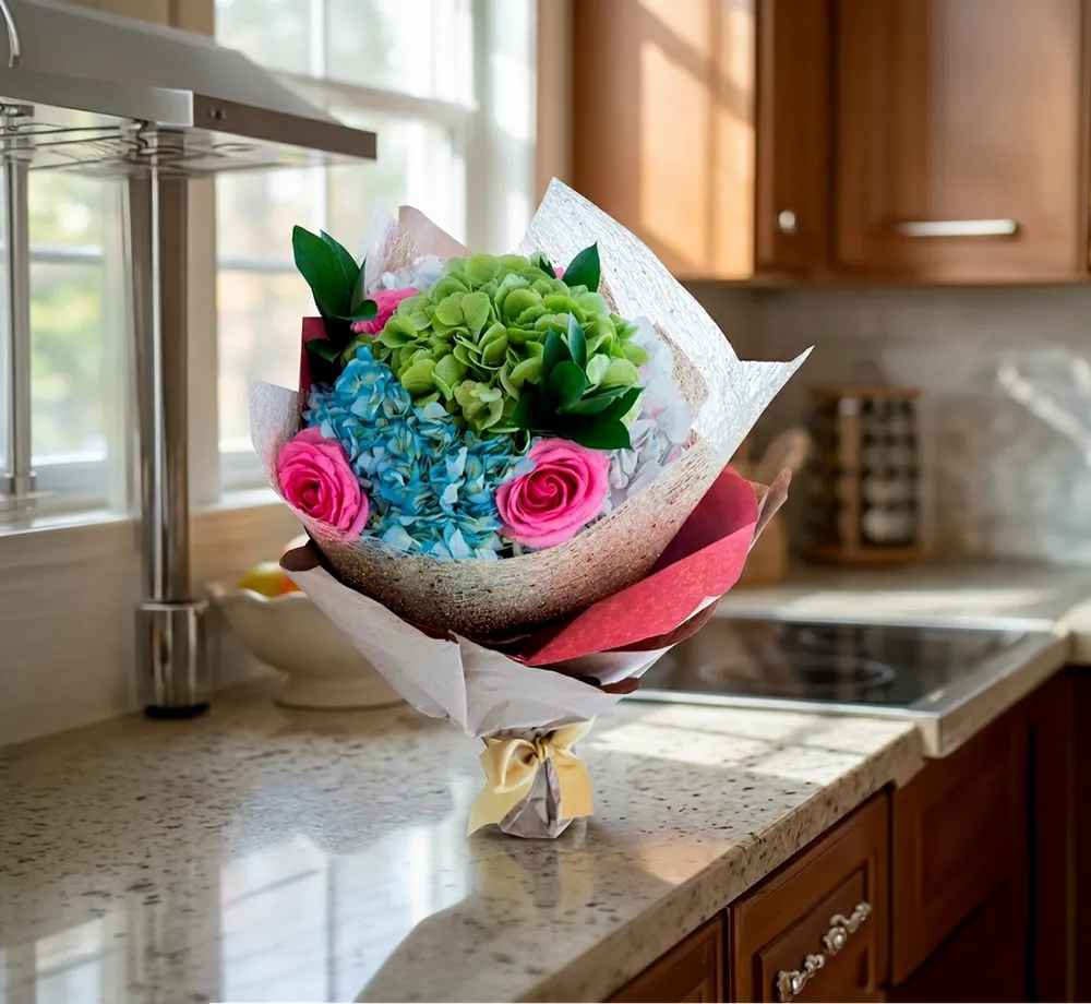 Bouquet de Hortensias