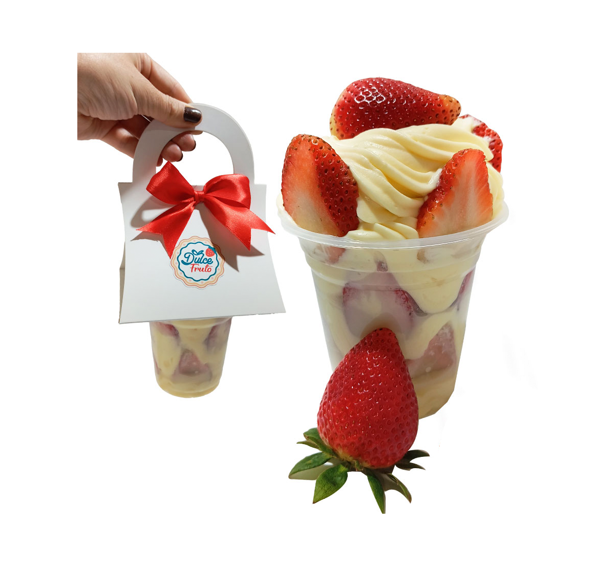 Fresas con crema