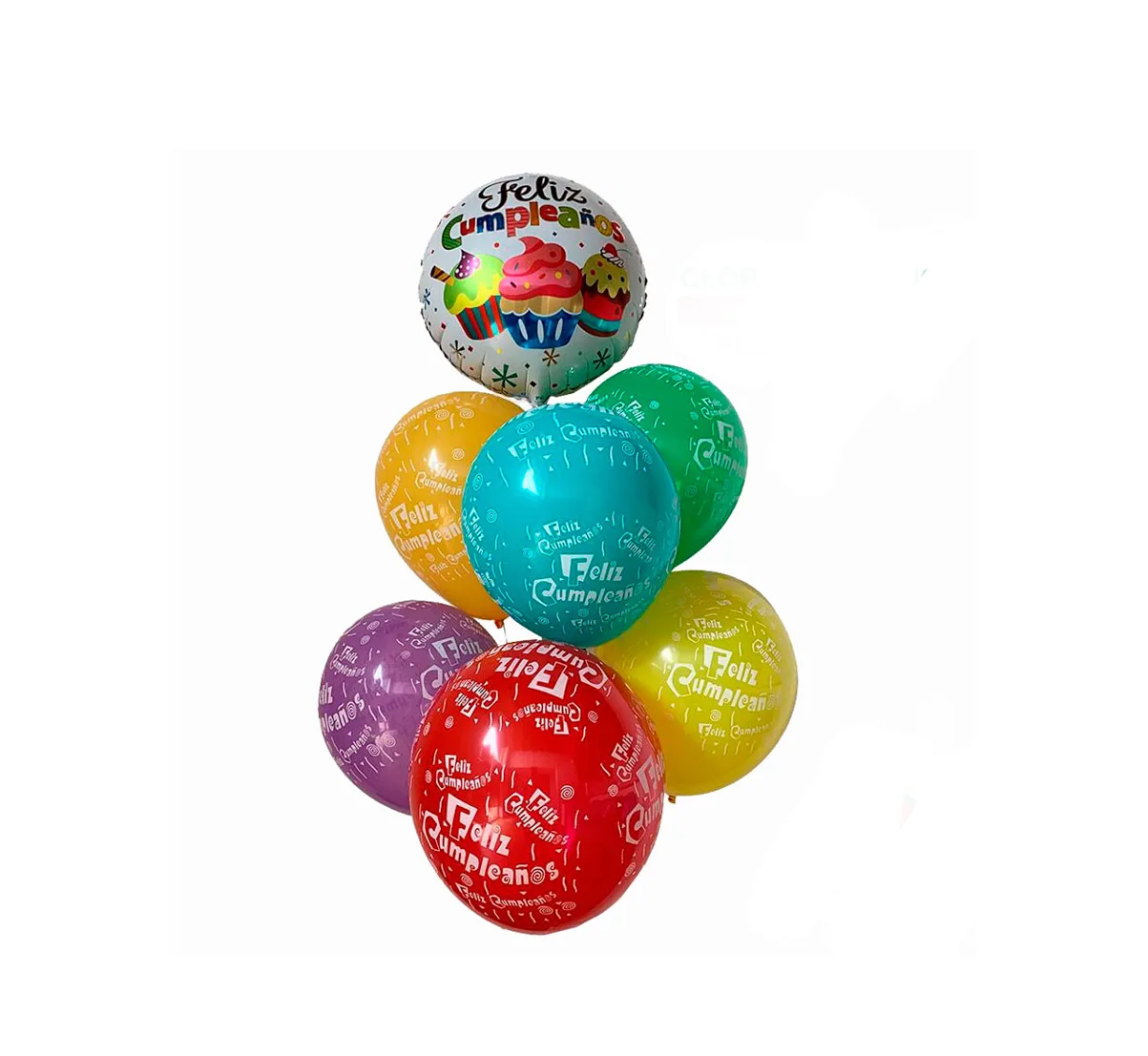 Globos de helio Metalizado Feliz Cumple